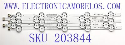 KIT DE LEDS PARA TV LG (5 PZ) / NUMERO DE PARTE EAV65017701 / SSC_Y21 SLIM TRIDENT 43NANO75_S / SSC_21 SLIM TRIDENT 43NANO75_LGF_PTN0.6_REV_210210 / PANEL NC430TQG-AAKP1 / MODELO 43NANO75UPA.BUSYLJM